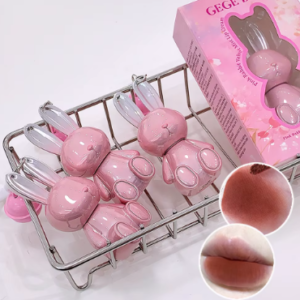 Gege Bear Pink Rabbit Velvet كريم شفاه غير لامع
